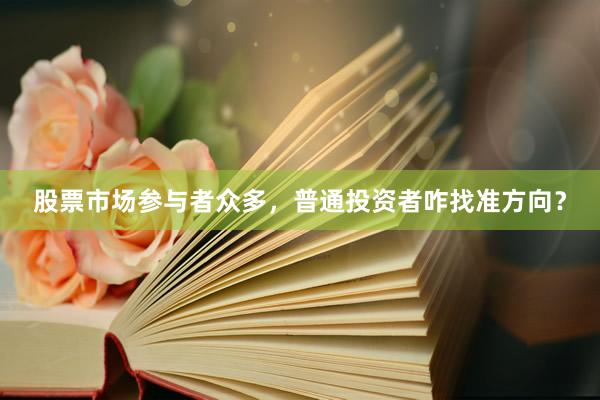股票市场参与者众多，普通投资者咋找准方向？
