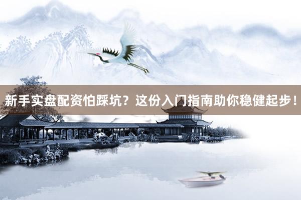 新手实盘配资怕踩坑？这份入门指南助你稳健起步！